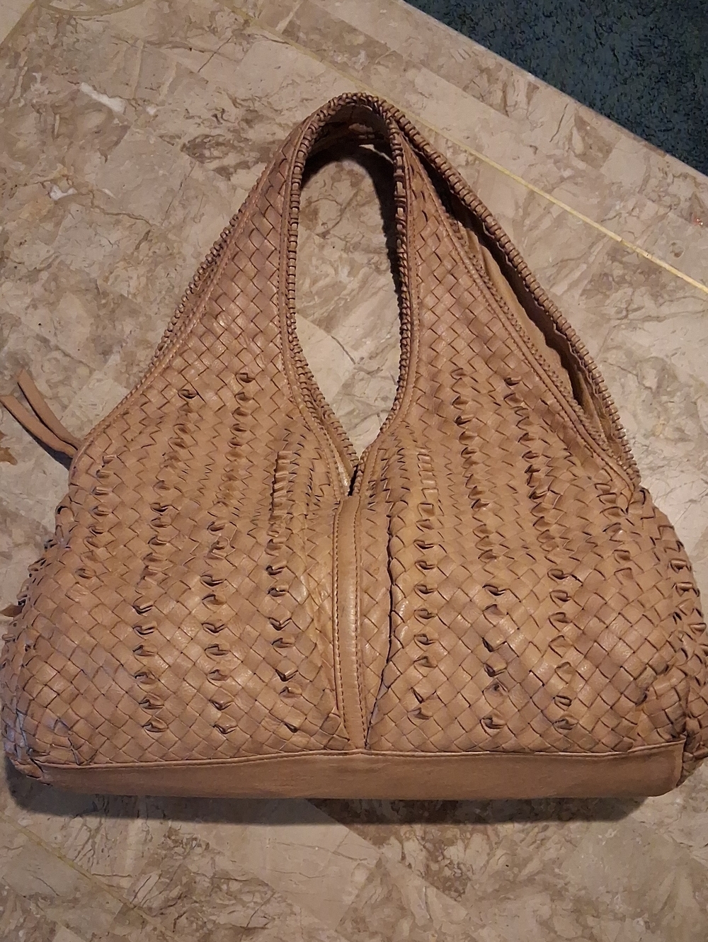 Sondra Roberts Woven Hobo Bag in Brown